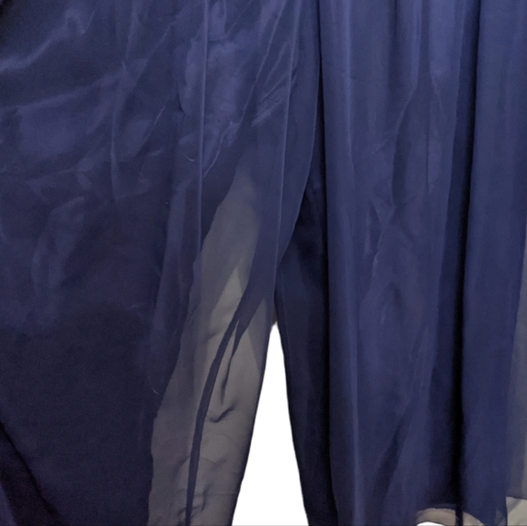 NWT Women’s Navy Blue Wide Leg Pants Size 12 🌊✨ - Picture 7 of 11